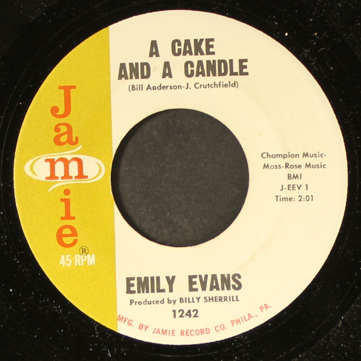just another fool / a cake and a candle by EMILY EVANS