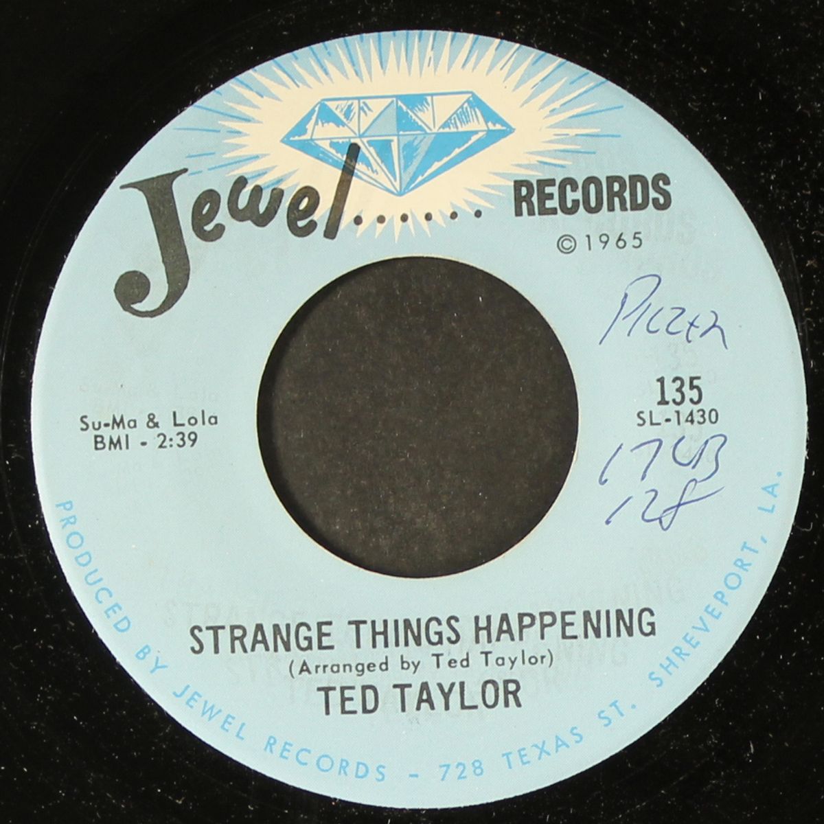 strange things happening / little boy by TED TAYLOR