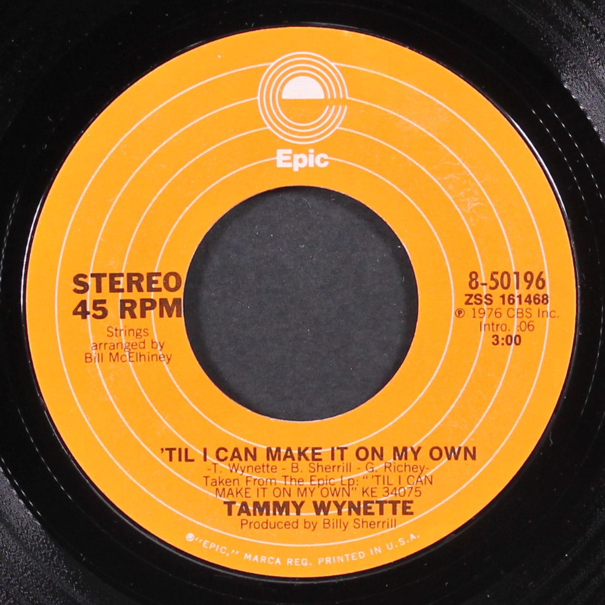 'til i can make it on my own by TAMMY WYNETTE
