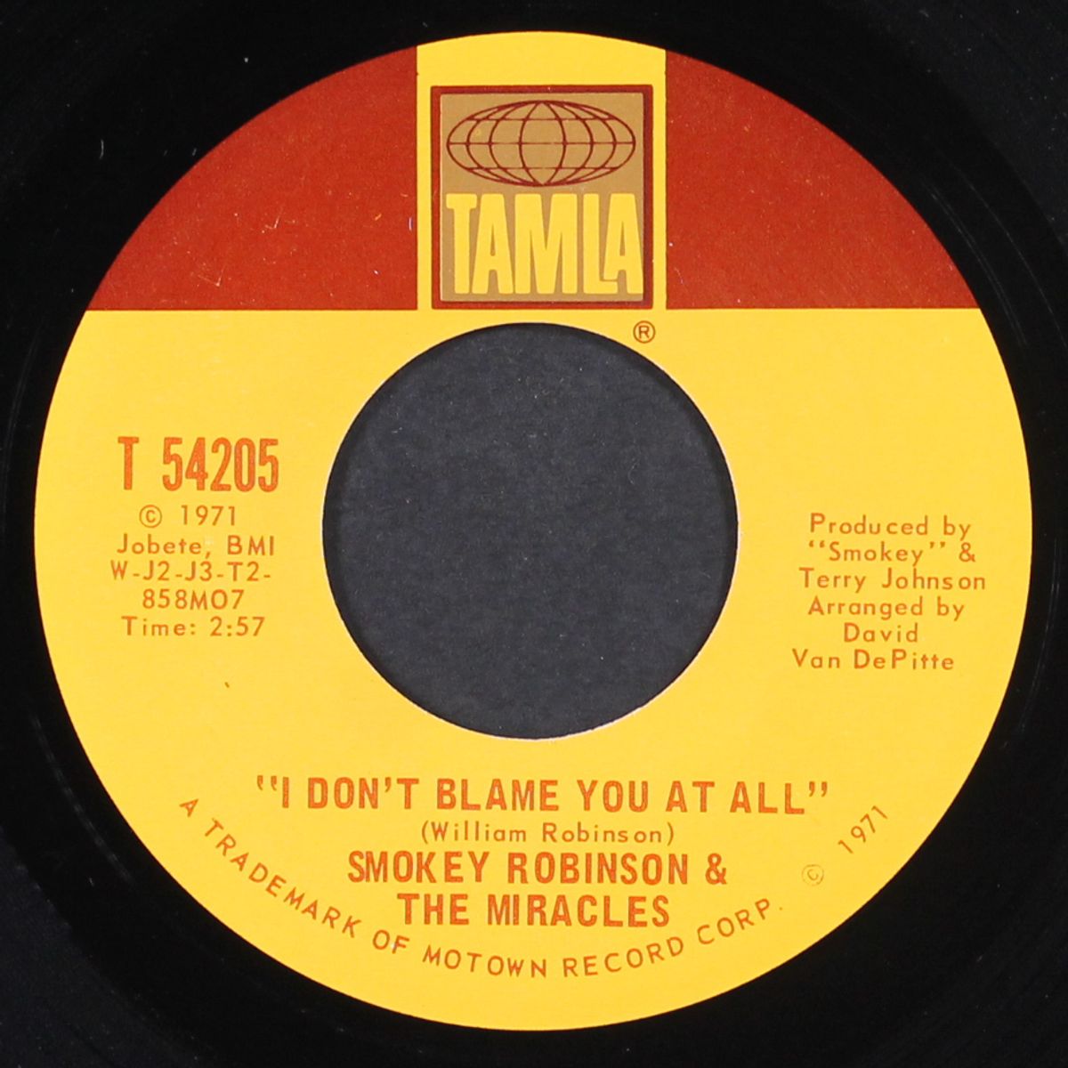 i don't blame you at all / that girl by SMOKEY ROBINSON & MIRACLES