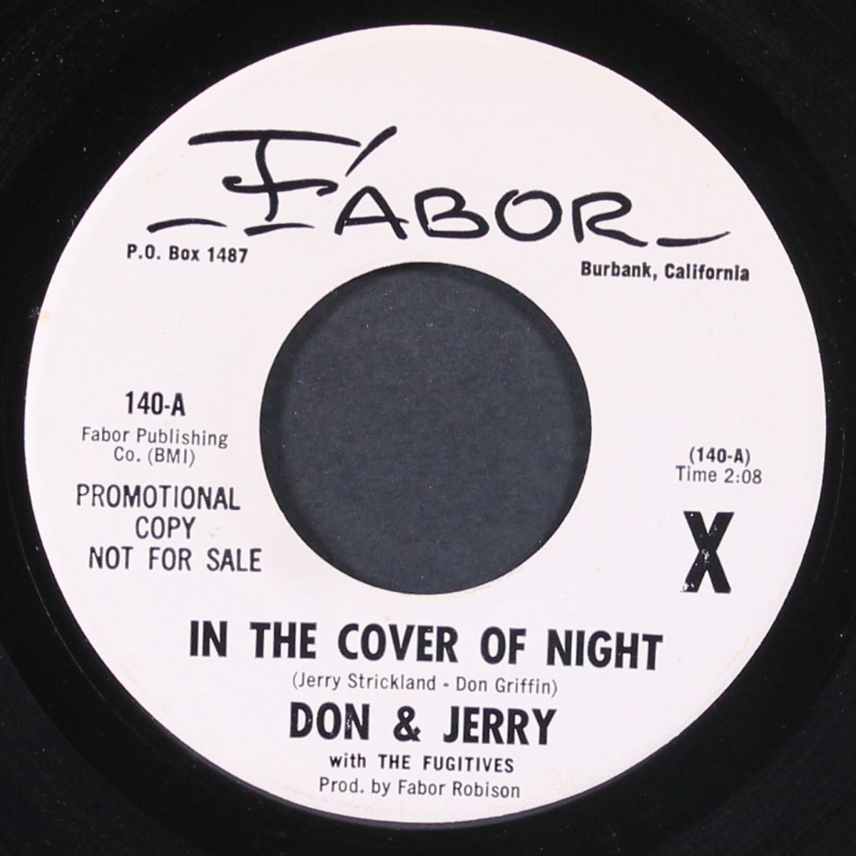 in the cover of night / i can't quit by DON & JERRY & FUGITIVES