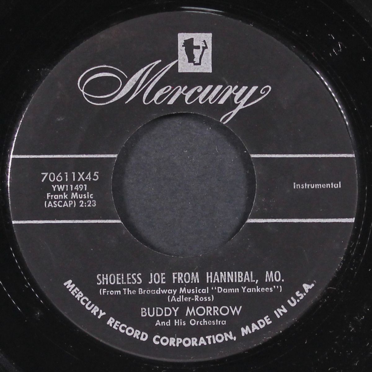 there goes that train / shoeless joe from hannibal mo. by BUDDY MORROW