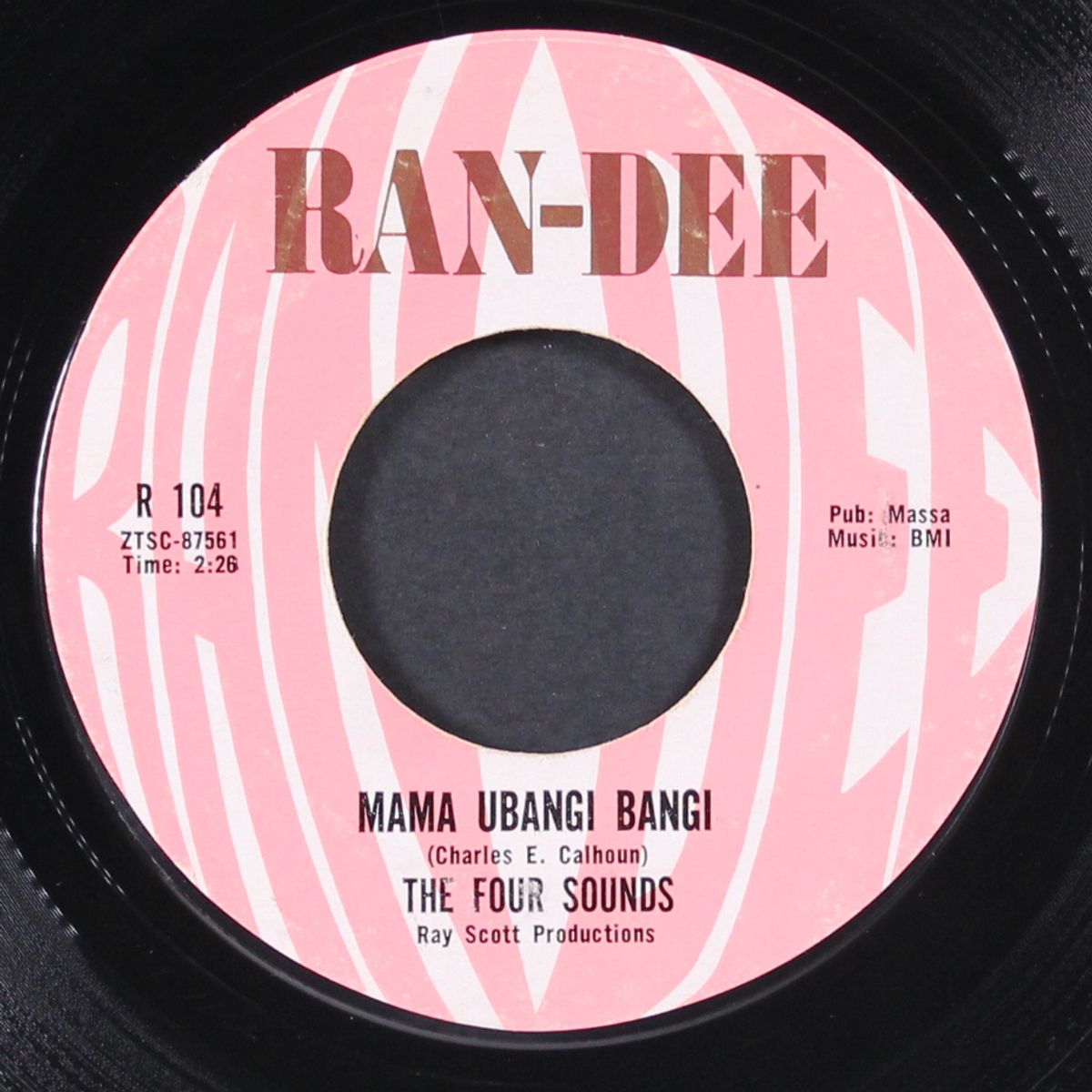 mama ubangi bangi / nobody wants me by FOUR SOUNDS