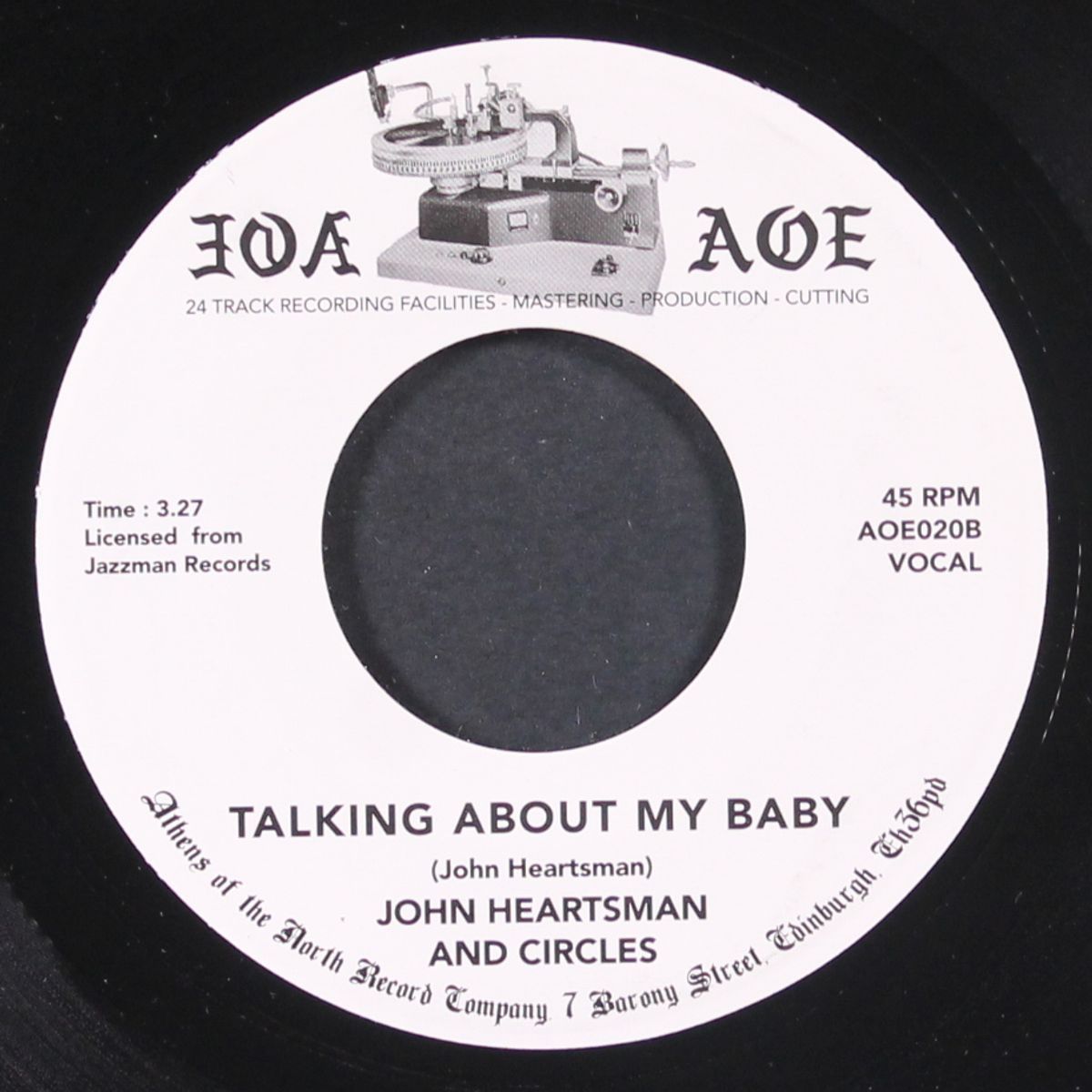 mr. magic / talking about my baby by JOHN HEARTSMAN & CIRCLES