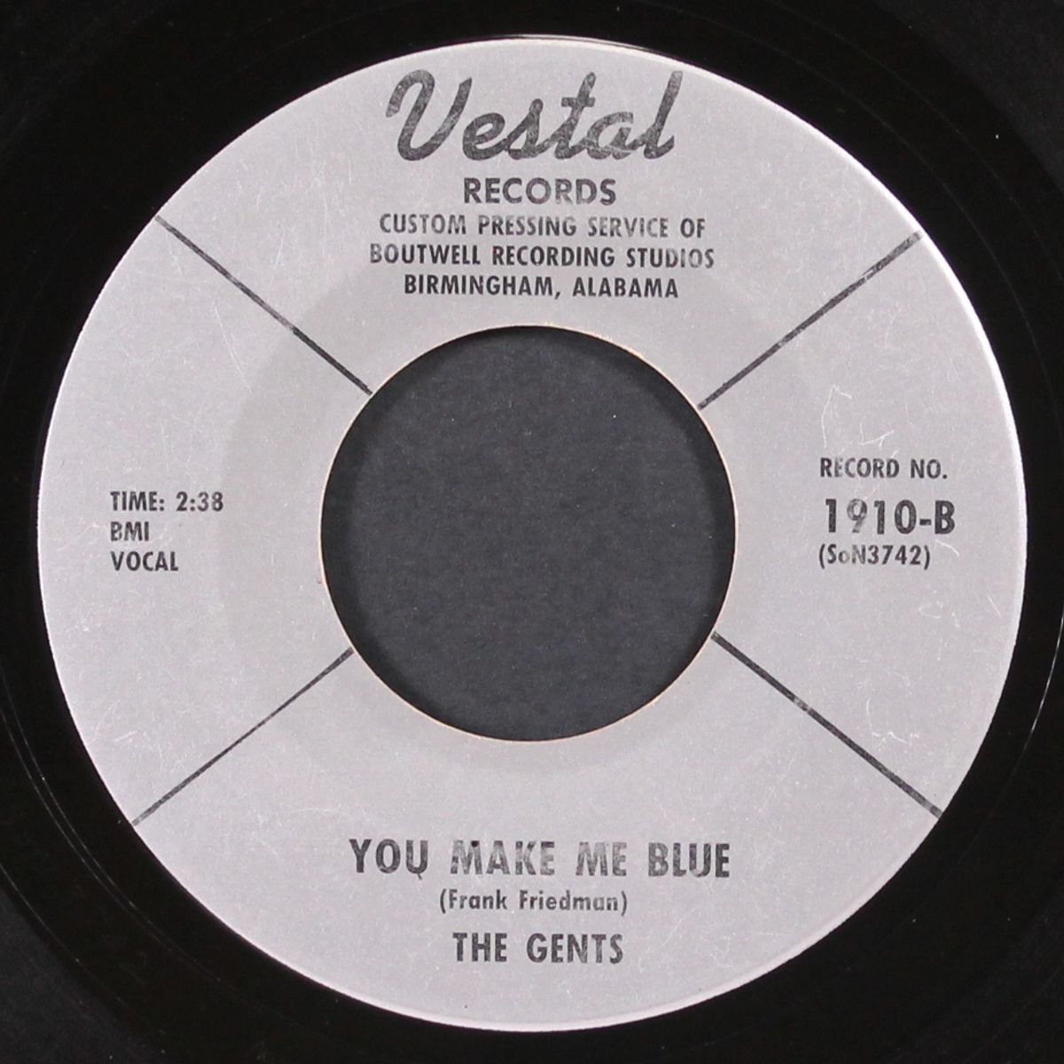 breezy / you make me blue by GENTS