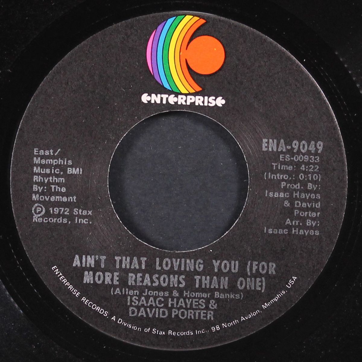 ain't that loving you / baby i'm-a want you by ISAAC HAYES & DAVID PORTER