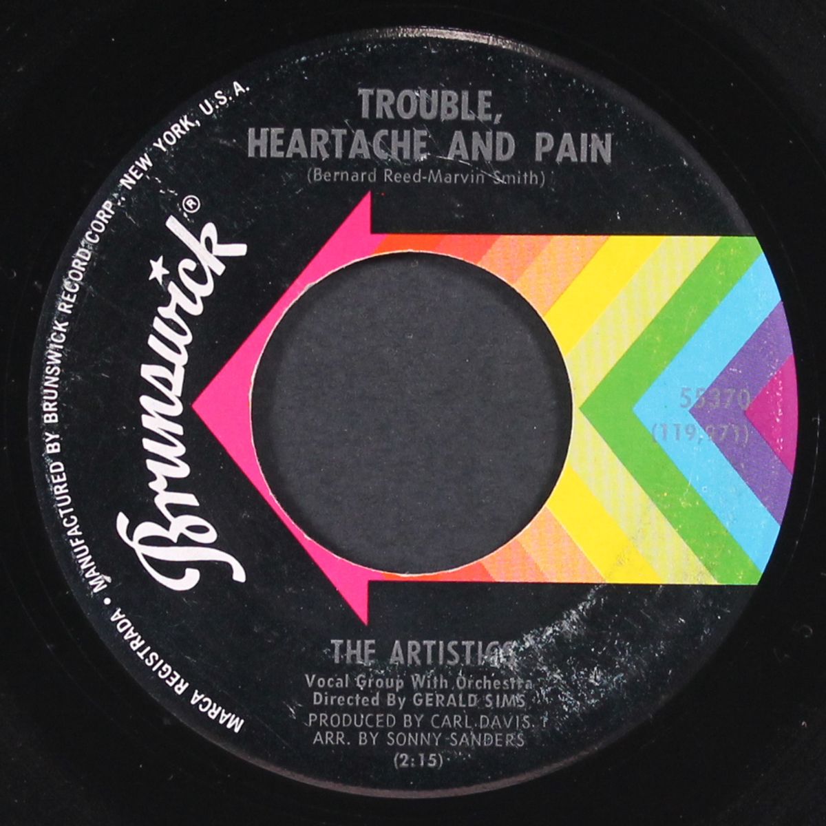 hard to carry on / trouble, heartache and pain by ARTISTICS