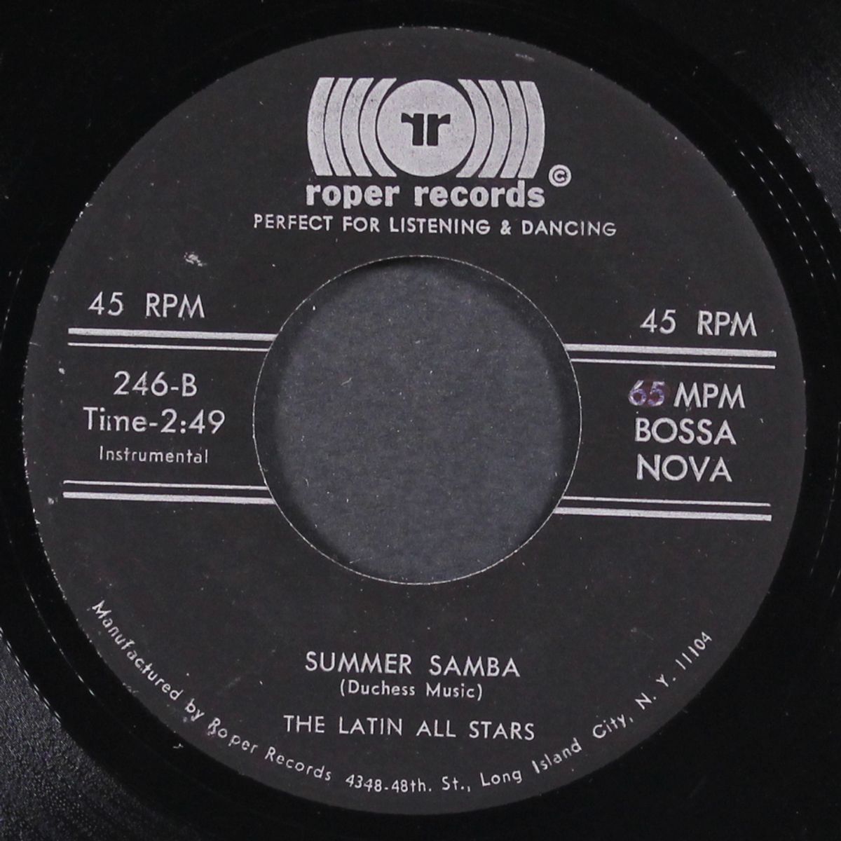 soul bossa nova / summer samba by LATIN ALL STARS