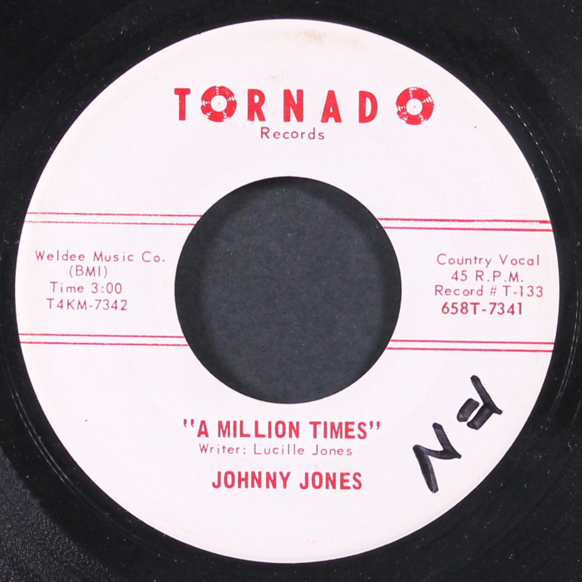 a million times / you've turned me down by JOHNNY JONES