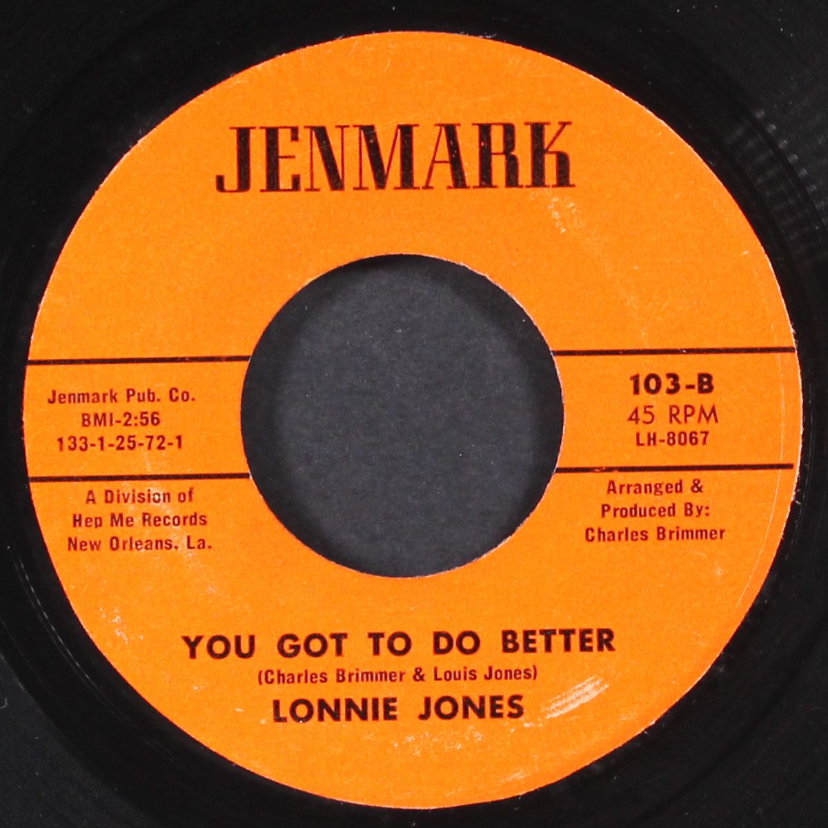 action speaks louder than words / you got to do better by LONNIE JONES
