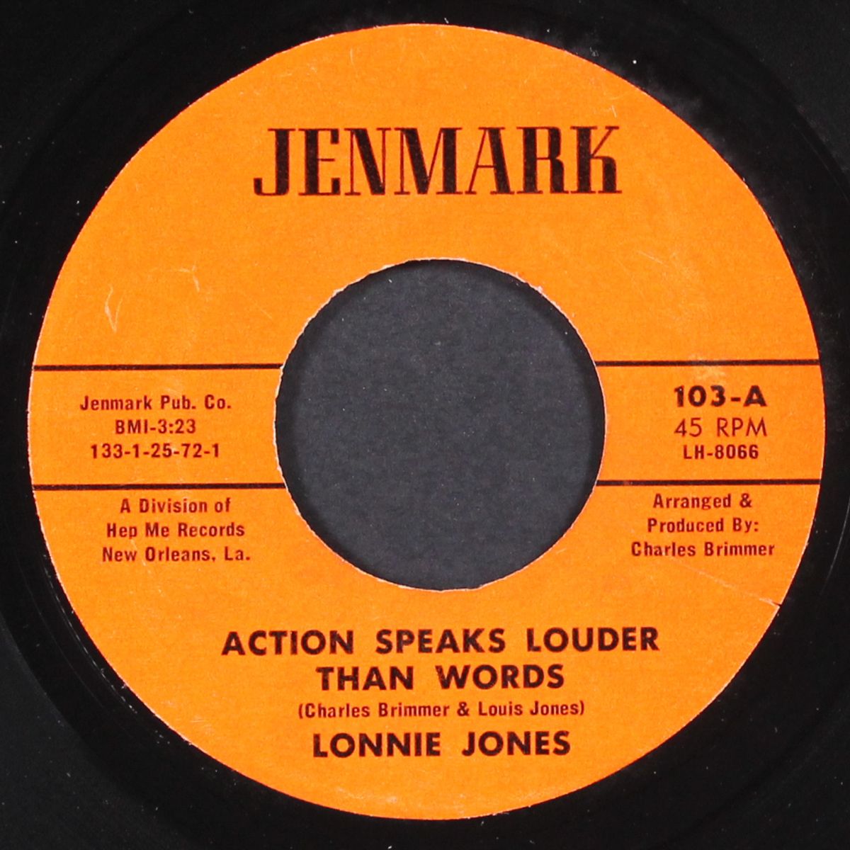 action speaks louder than words / you got to do better by LONNIE JONES