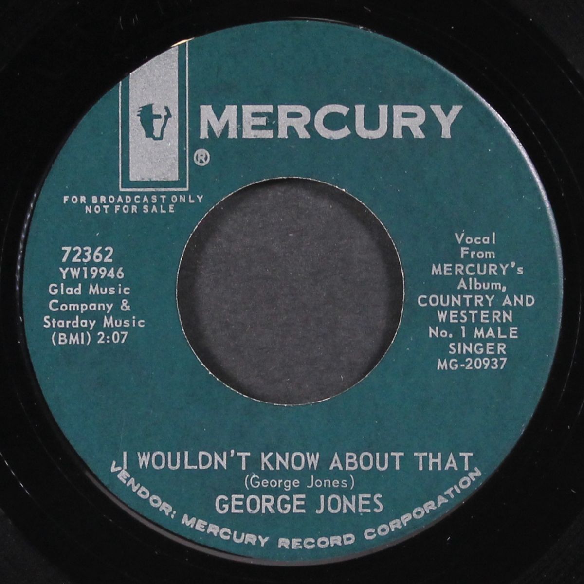 you better treat your man right / i wouldn't know about that by GEORGE JONES