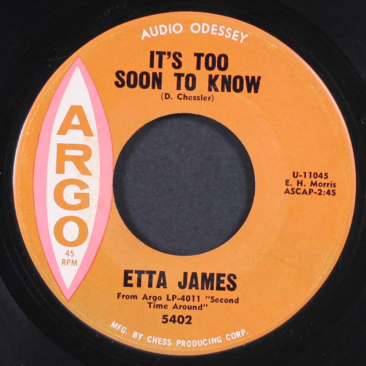 seven day fool / it's too soon to know by ETTA JAMES