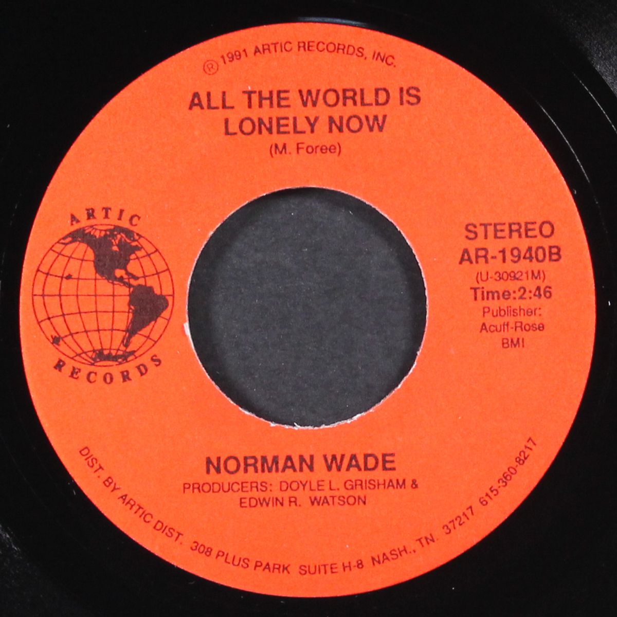 precious years / all the world is lonely now by NORMAN WADE