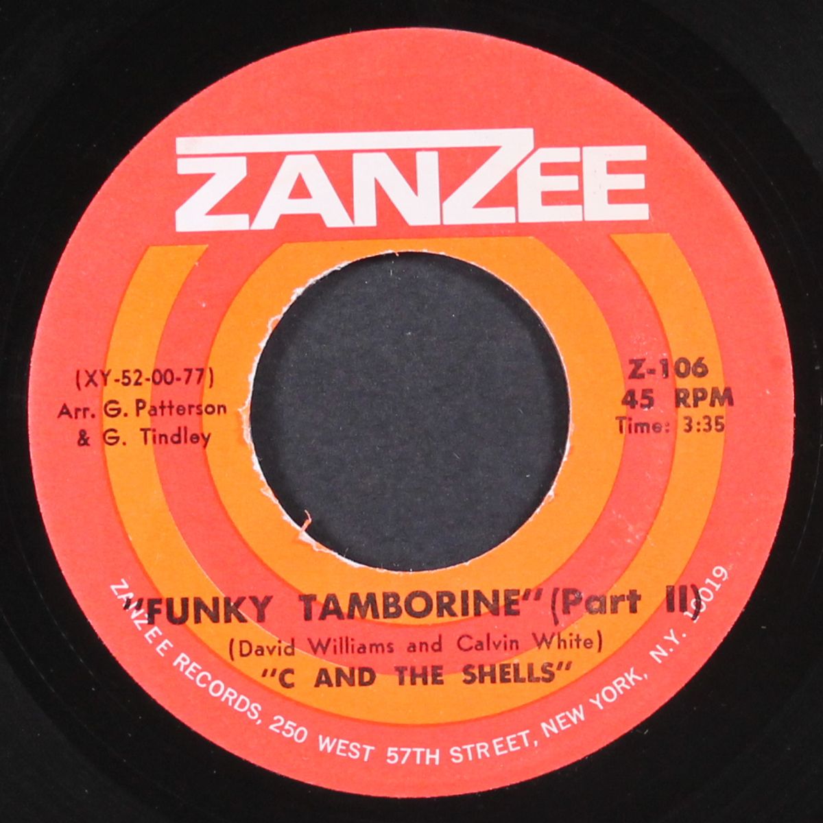 funky tamborine / part 2 by C & THE SHELLS