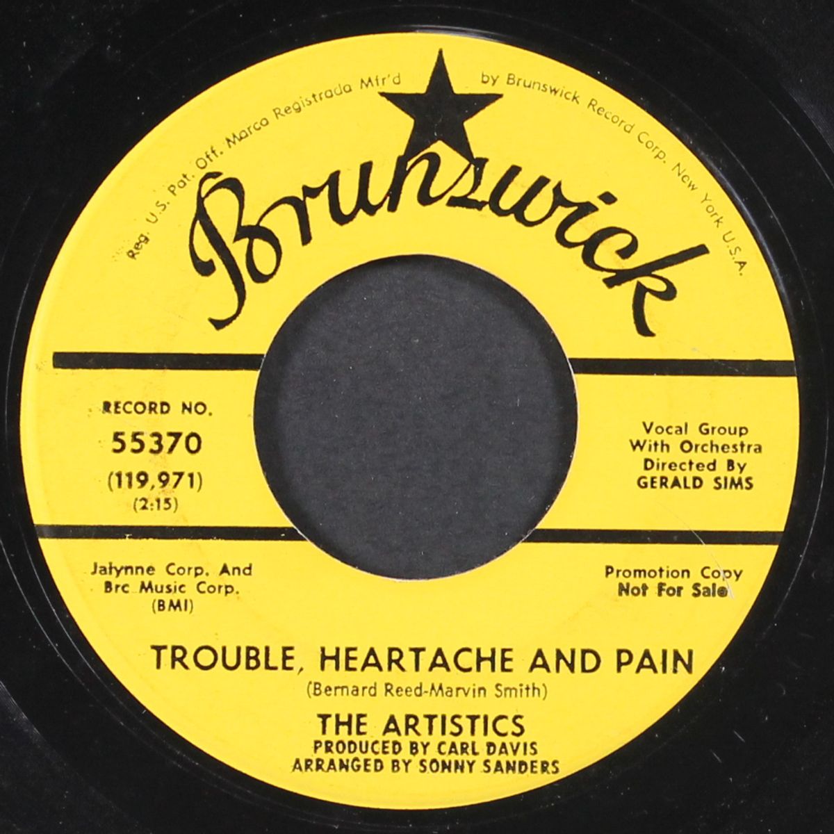 hard to carry on / trouble, heartache and pain by ARTISTICS
