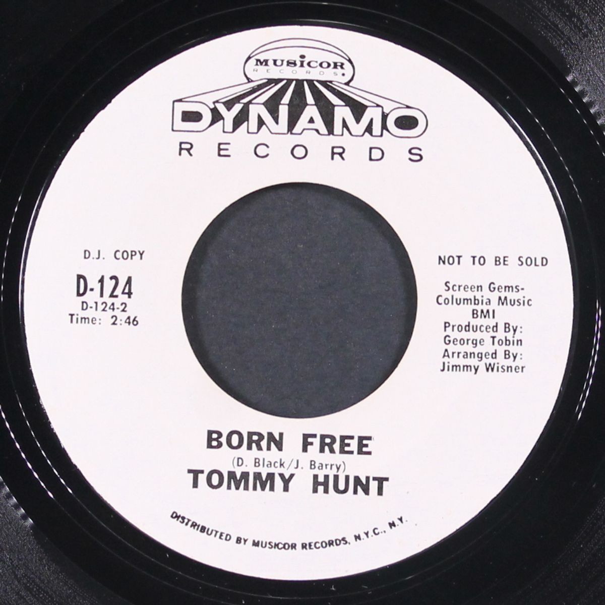 just a little taste / born free by TOMMY HUNT