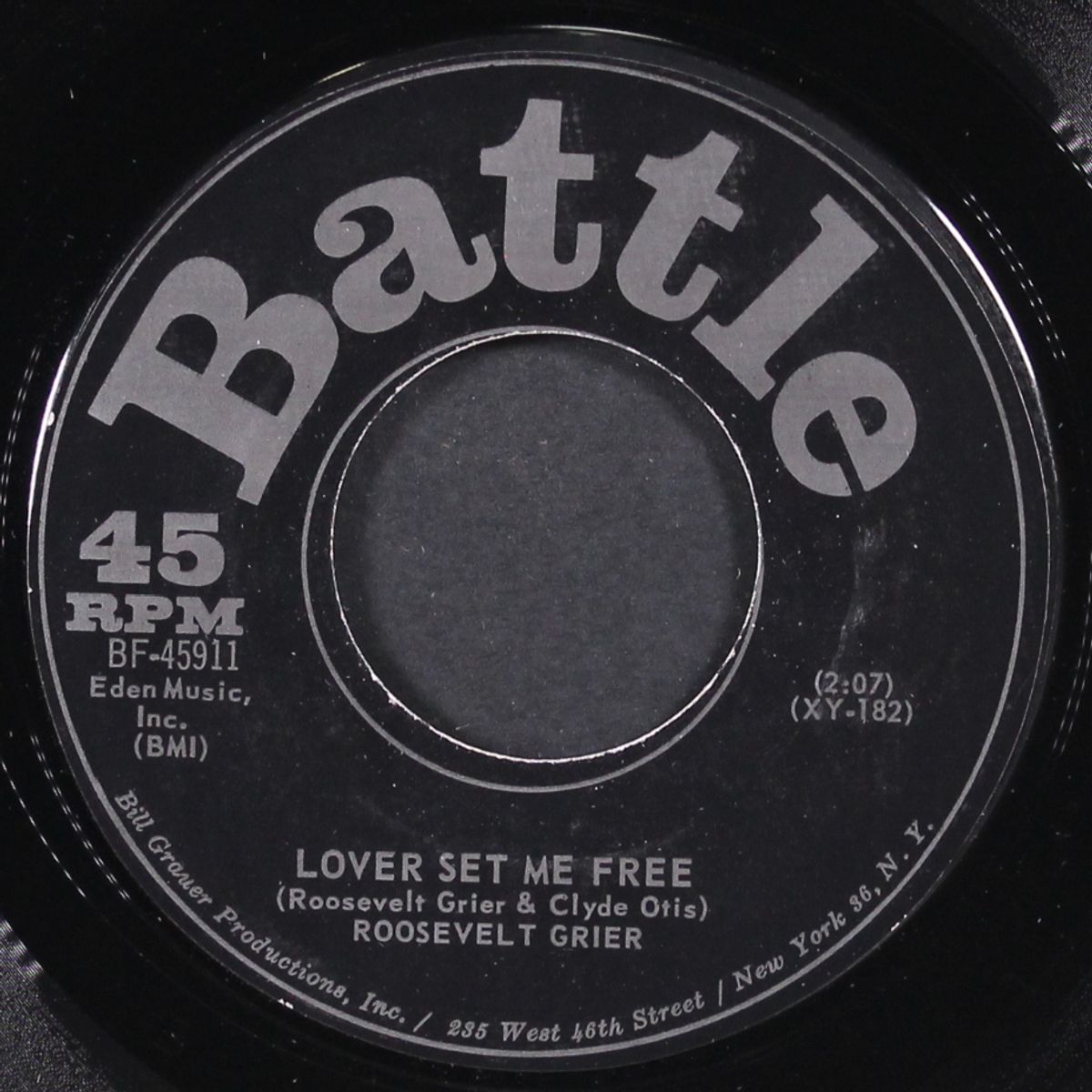 lover set me free / why by ROOSEVELT GRIER
