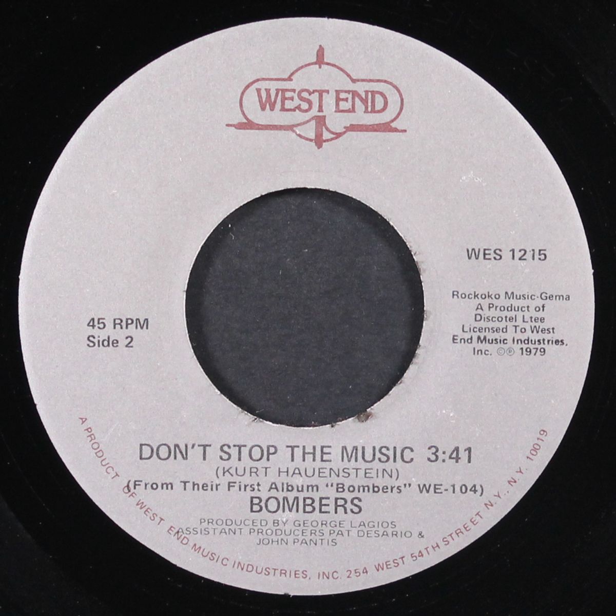(everybody) get dancin' / don't stop the music by BOMBERS