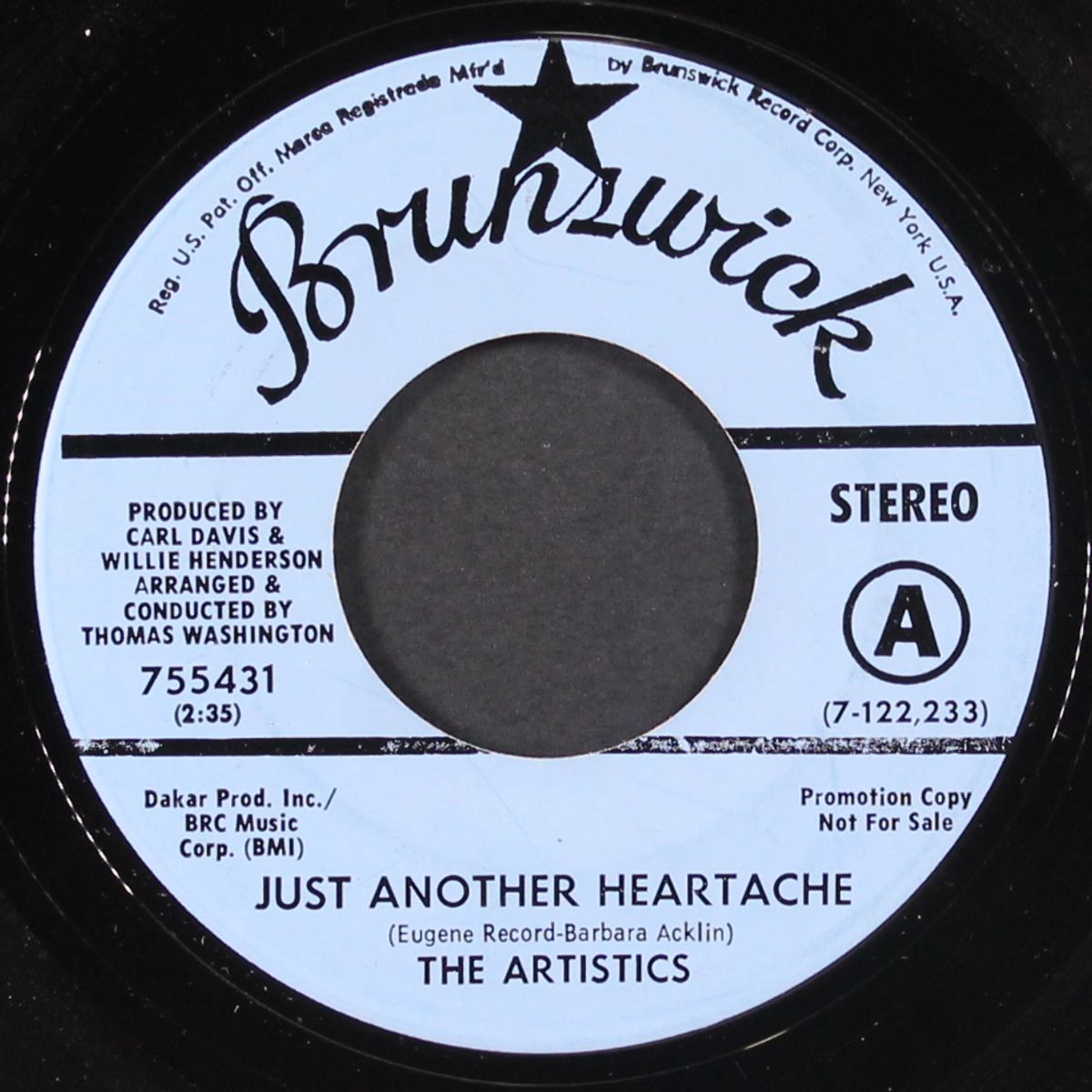 just another heartache / ain't it strange by ARTISTICS