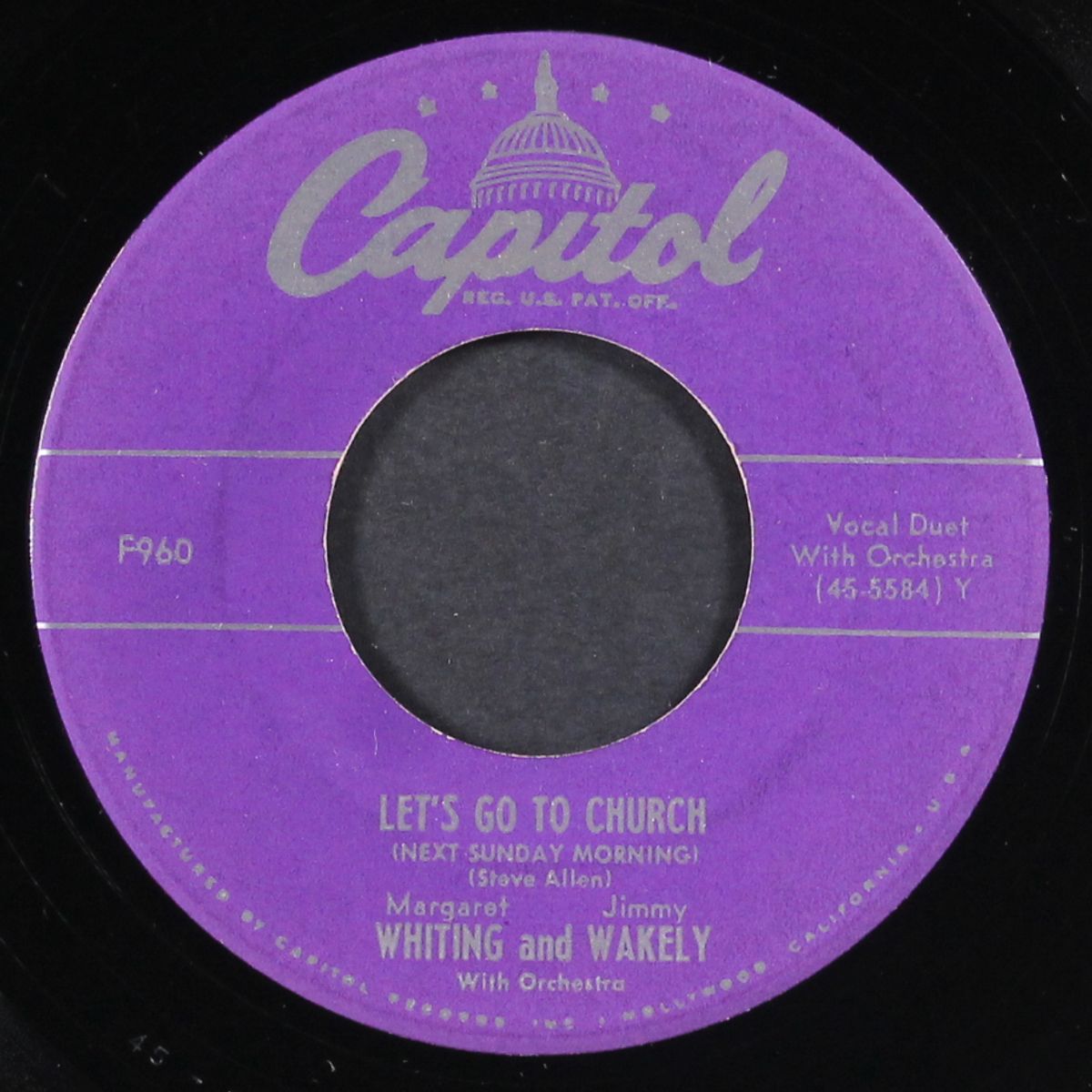 let's go to church by MARGARET WHITING & JIMMY WAKELY