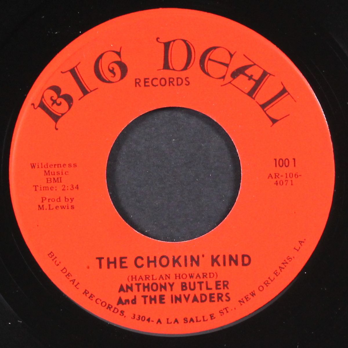 katty's thing / the chokin' kind by ANTHONY BUTLER