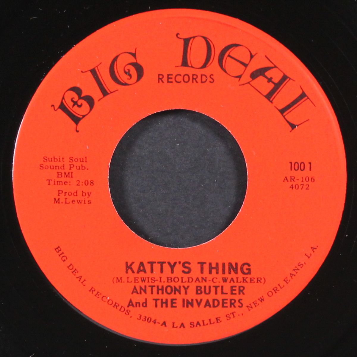 katty's thing / the chokin' kind by ANTHONY BUTLER