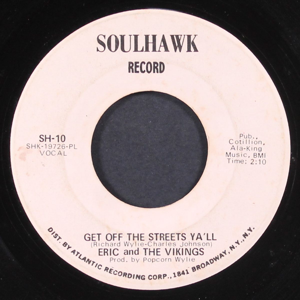 vibrations / get off the streets ya'll by ERIC & VIKINGS