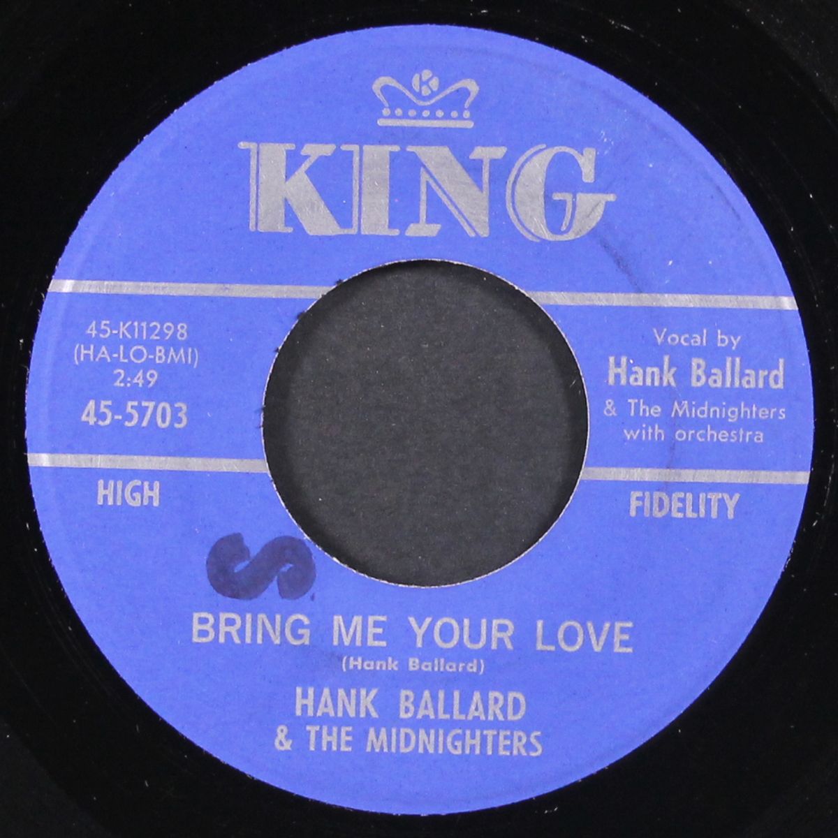 bring me your love / she's the one by HANK BALLARD & MIDNIGHTERS