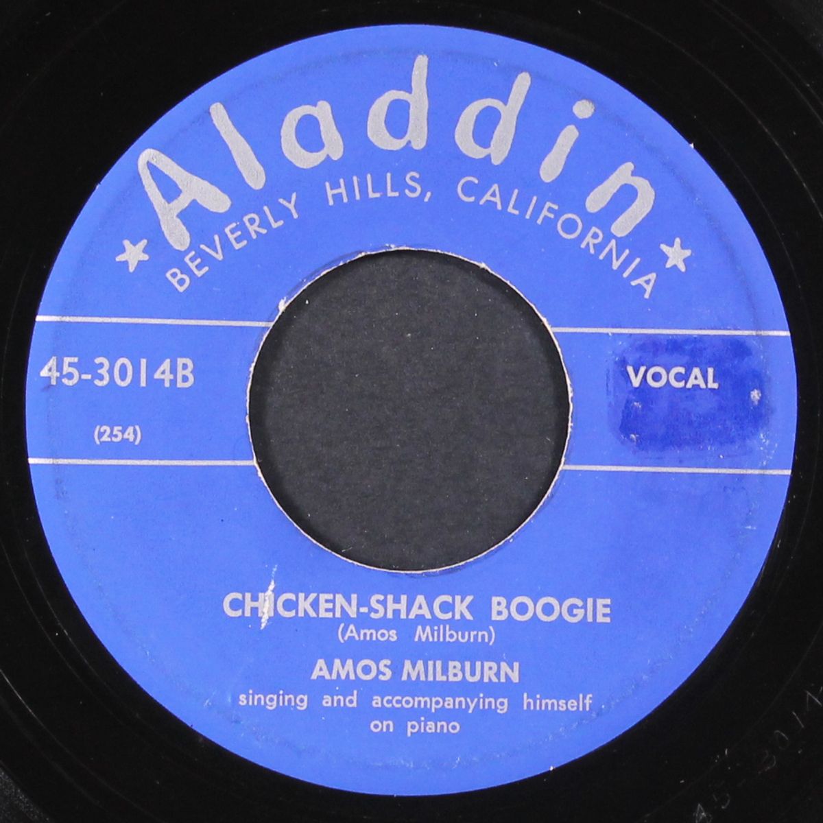 chicken shack boogie / it took a long, long time by AMOS MILBURN