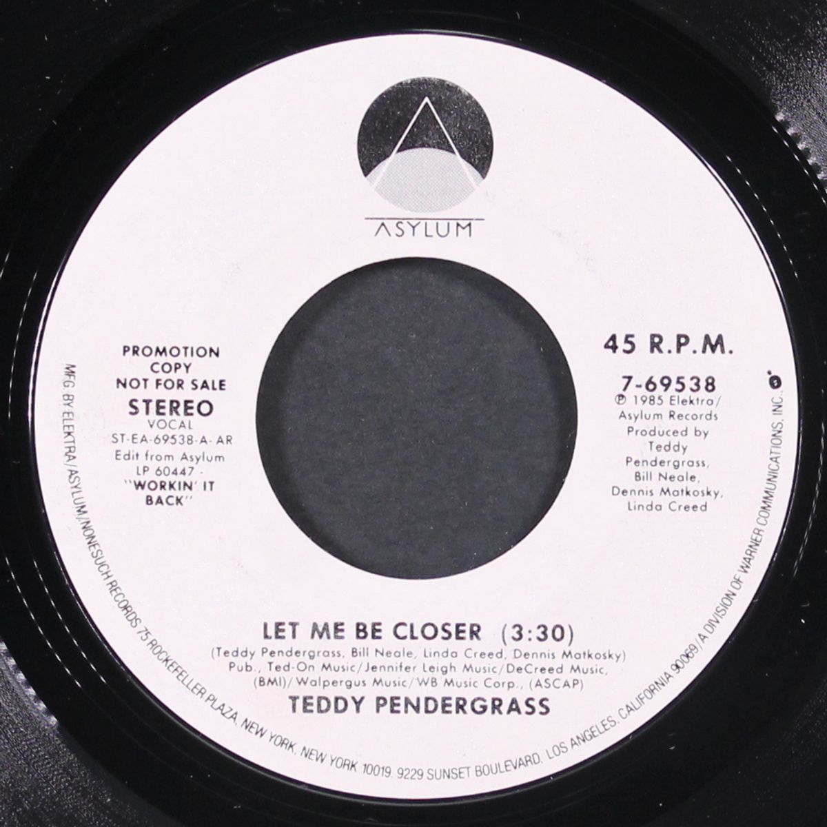 let me be closer by TEDDY PENDERGRASS