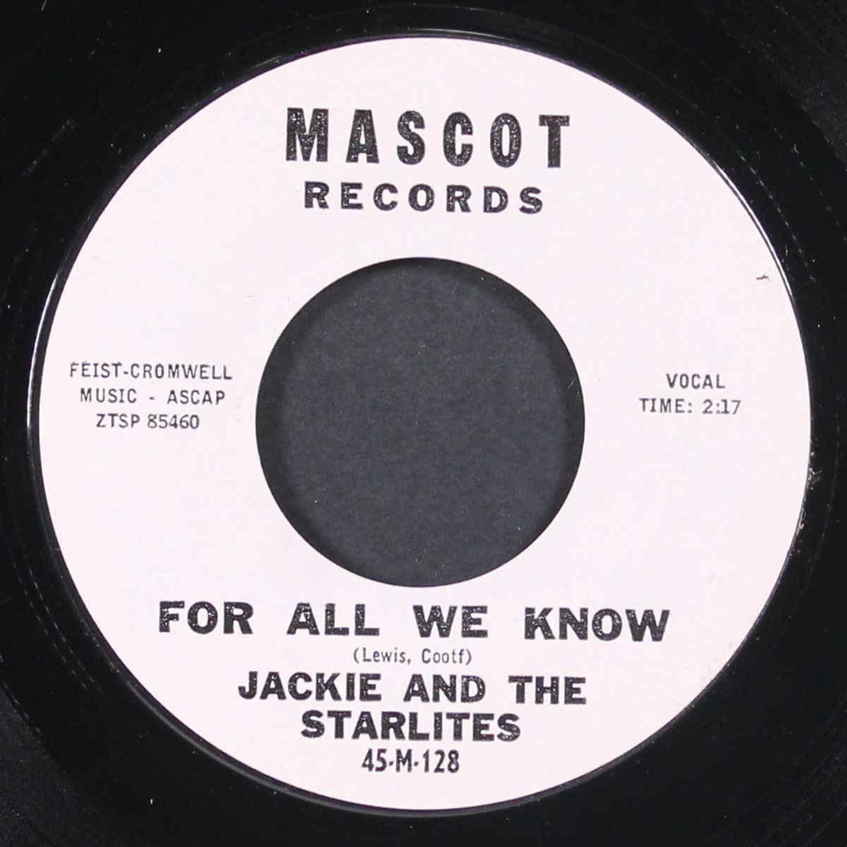for all we know / i heard you by JACKIE & STARLITES