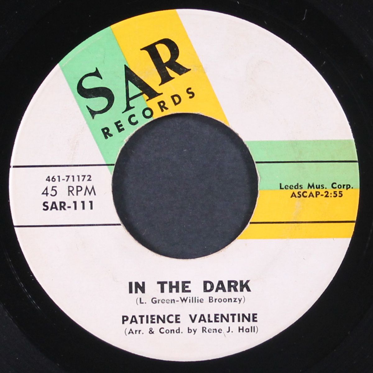 dance and let your hair down / in the dark by PATIENCE VALENTINE