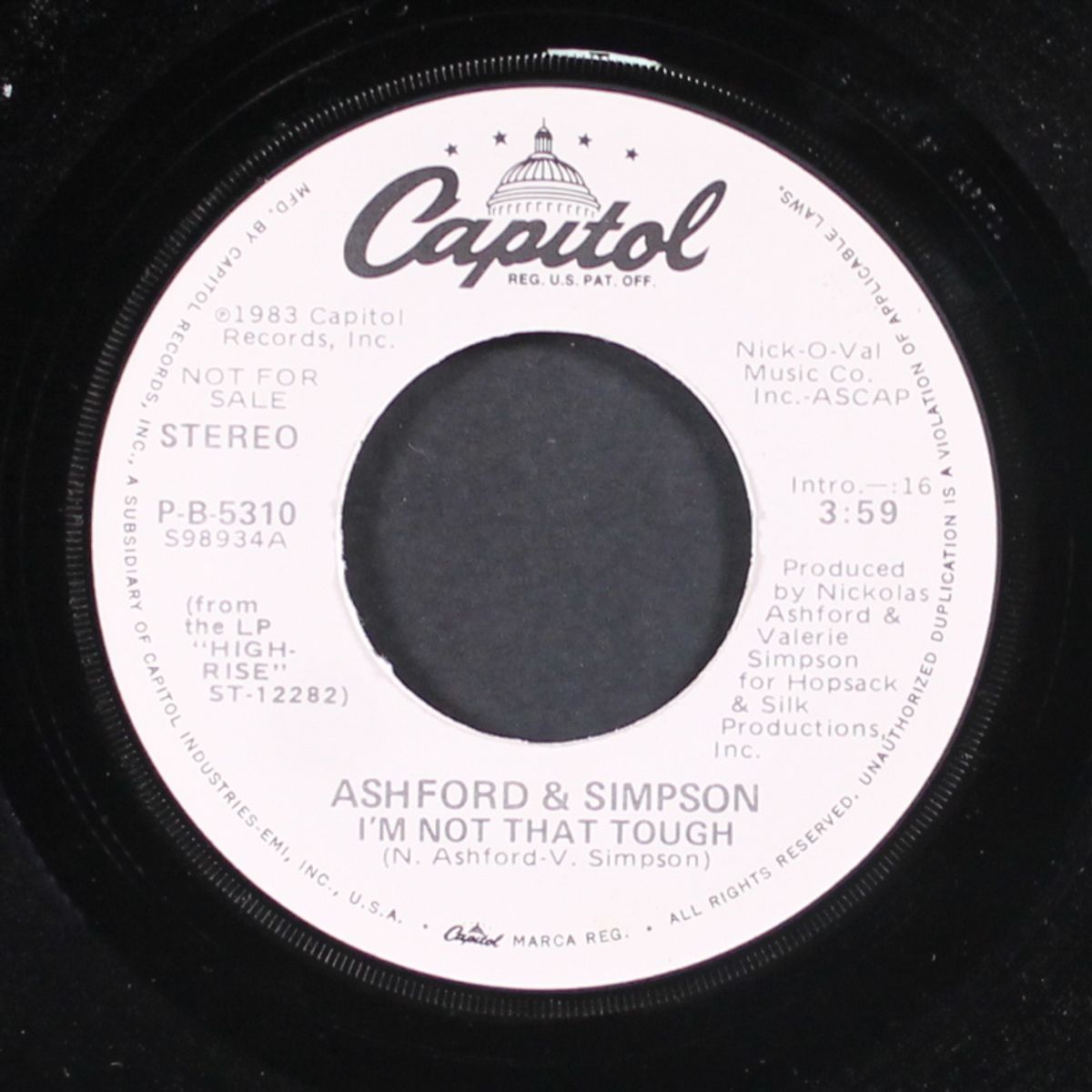 i'm not that tough by ASHFORD & SIMPSON
