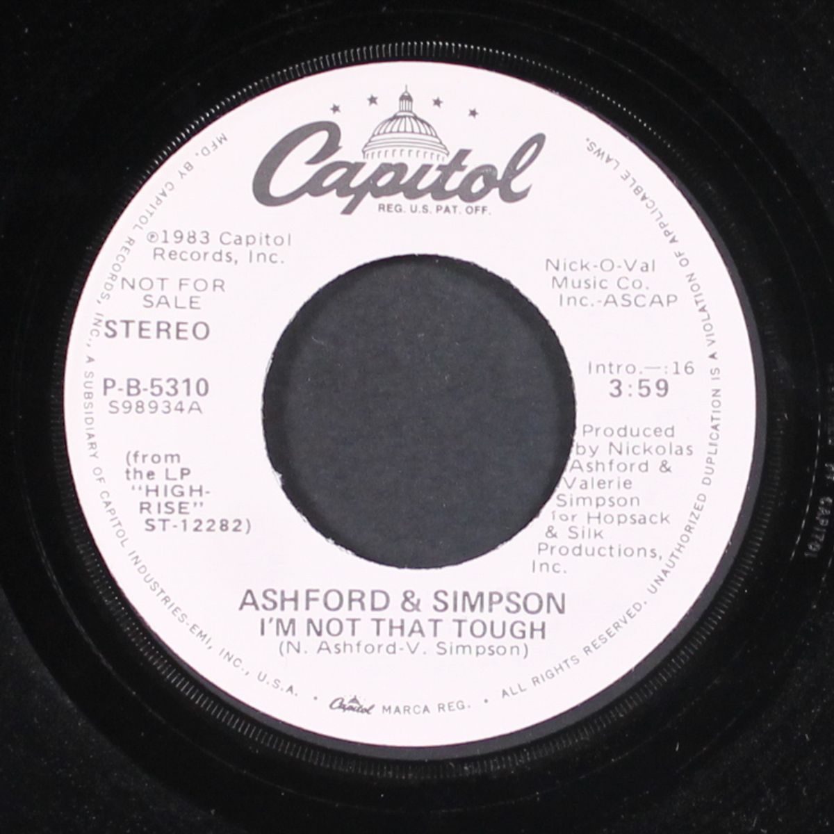 i'm not that tough by ASHFORD & SIMPSON