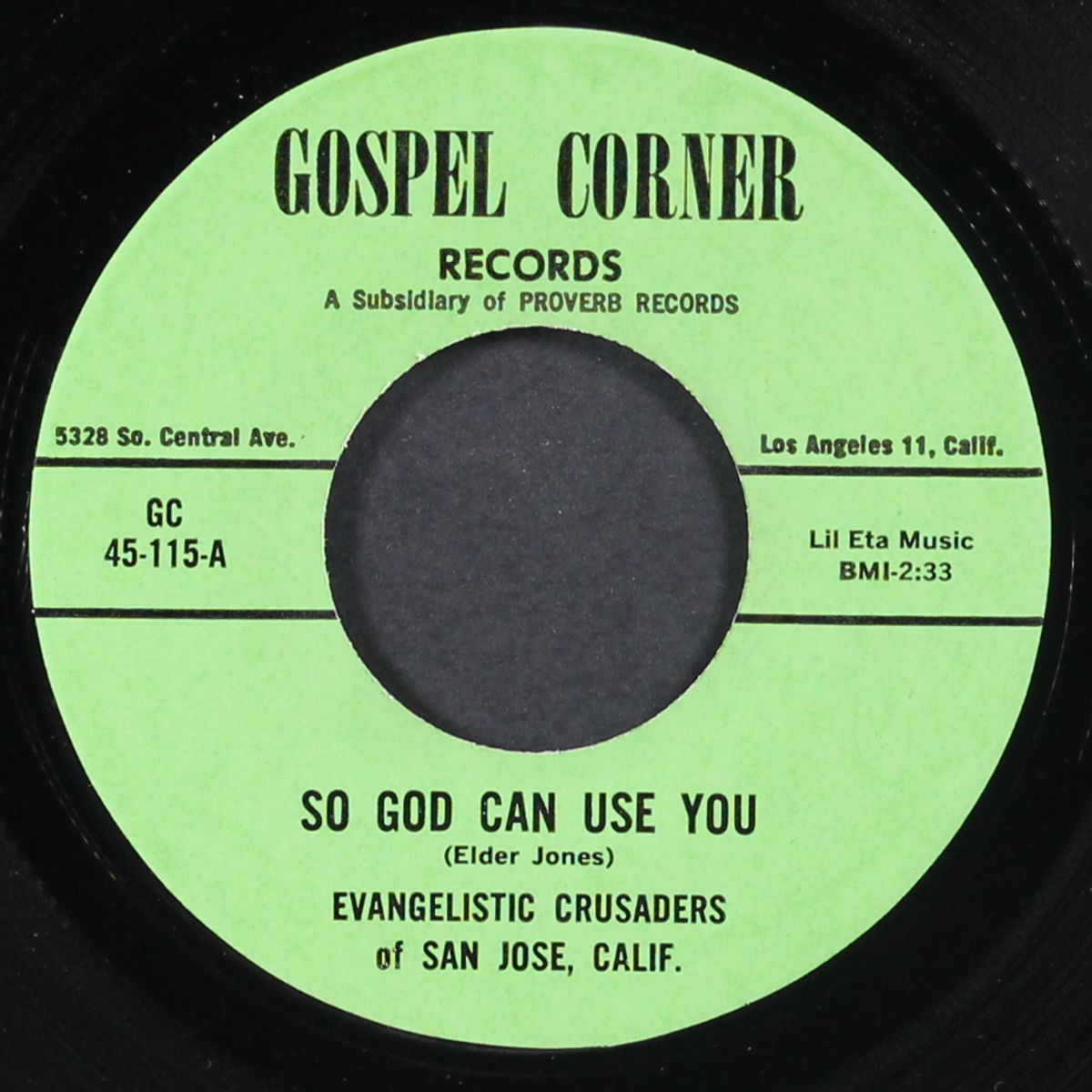 so god can use you / in love with jesus by EVANGELISTIC CRUSADERS