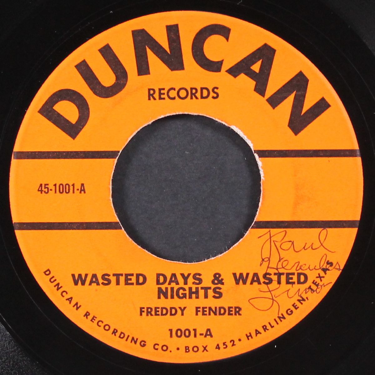 wasted days & wasted nights by FREDDY FENDER