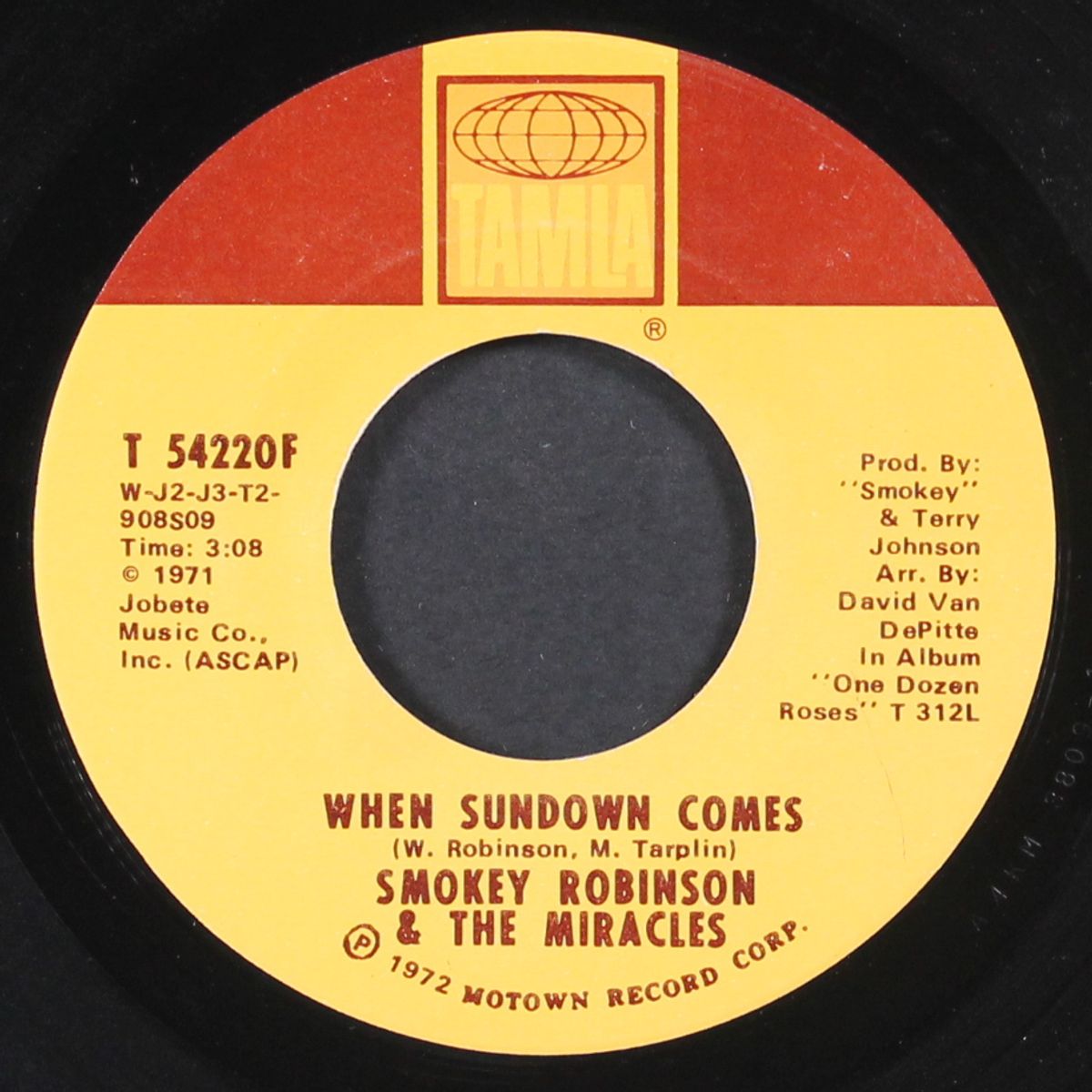 we've come too far to end it now / when sundown comes by SMOKEY ROBINSON & MIRACLES