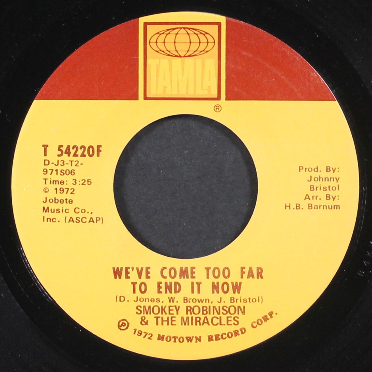 we've come too far to end it now / when sundown comes by SMOKEY ROBINSON & MIRACLES