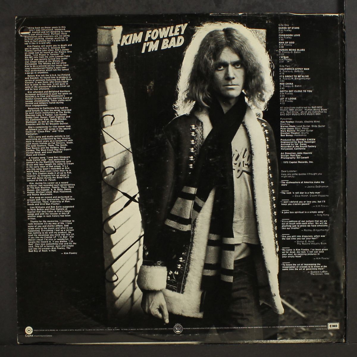 i'm bad by KIM FOWLEY