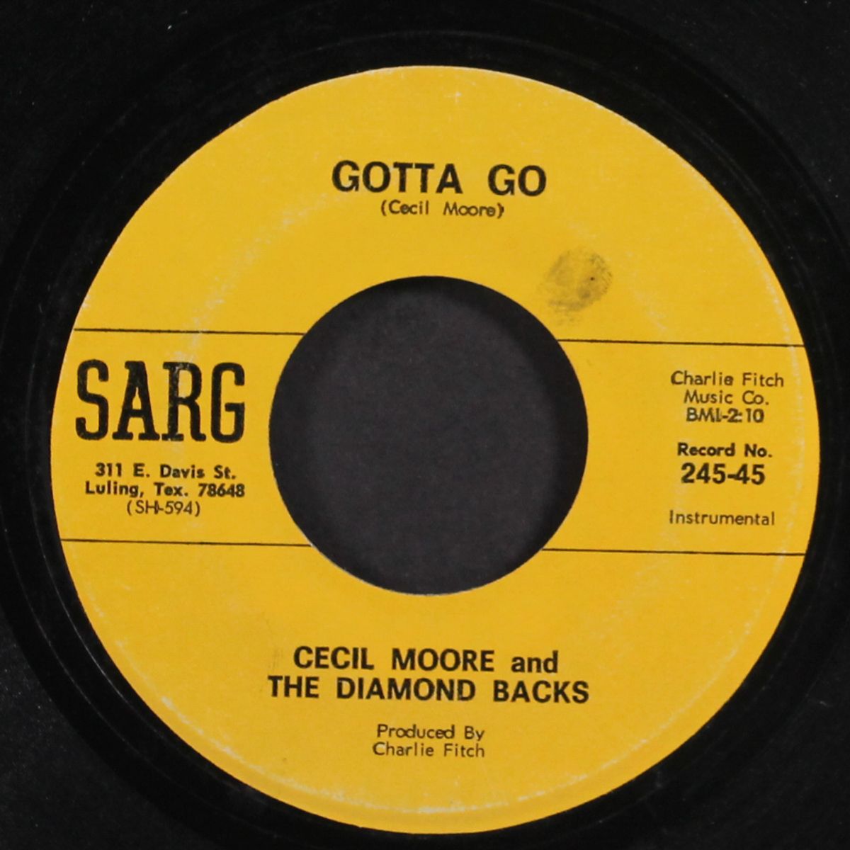gotta go / please forgive me, dear by CECIL MOORE & DIAMOND BACKS