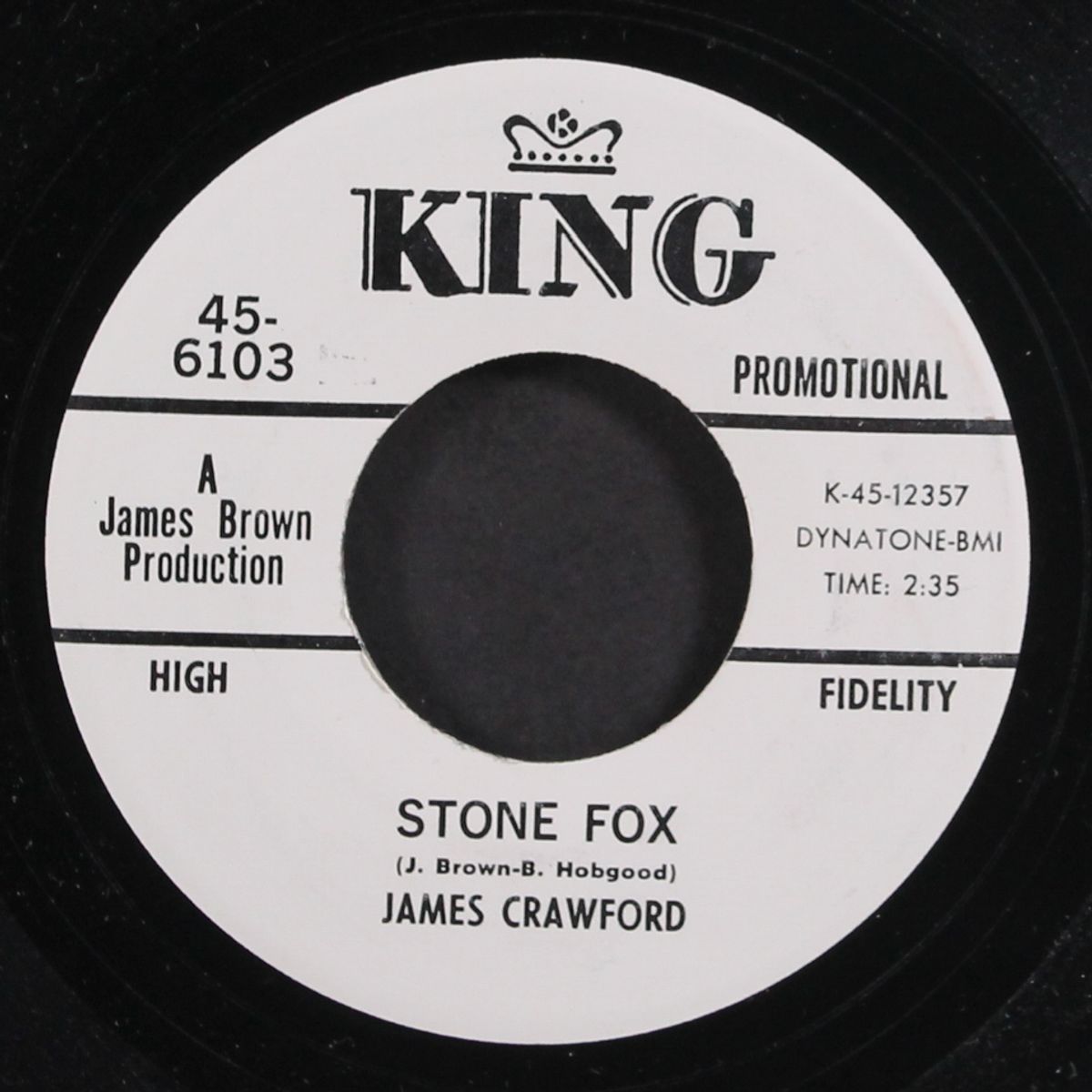 stone fox / hold it by JAMES CRAWFORD