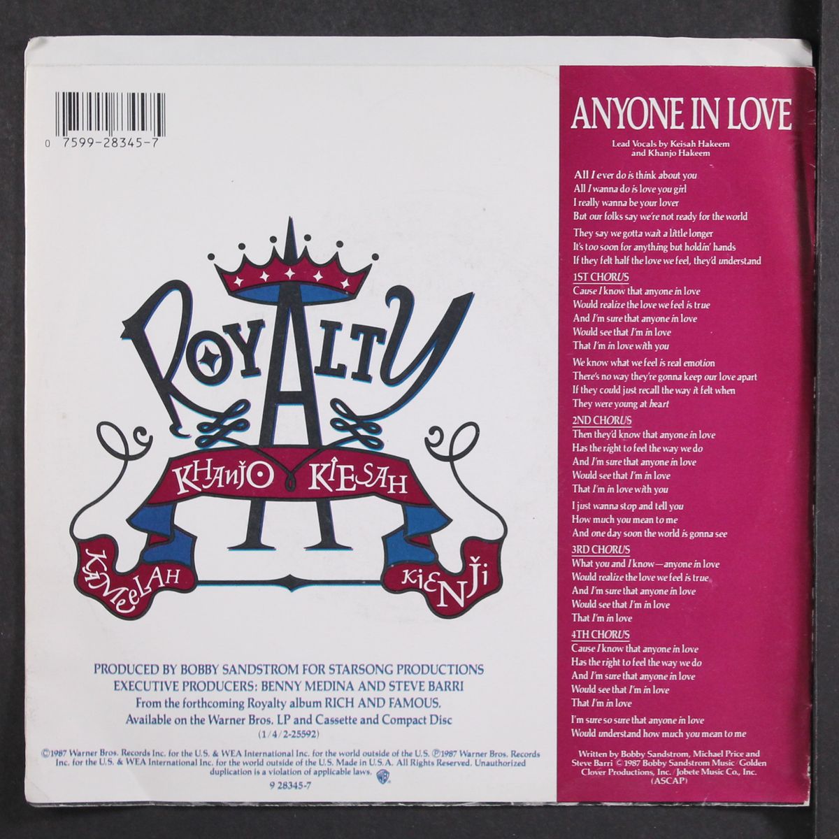 anyone in love / same by ROYALTY