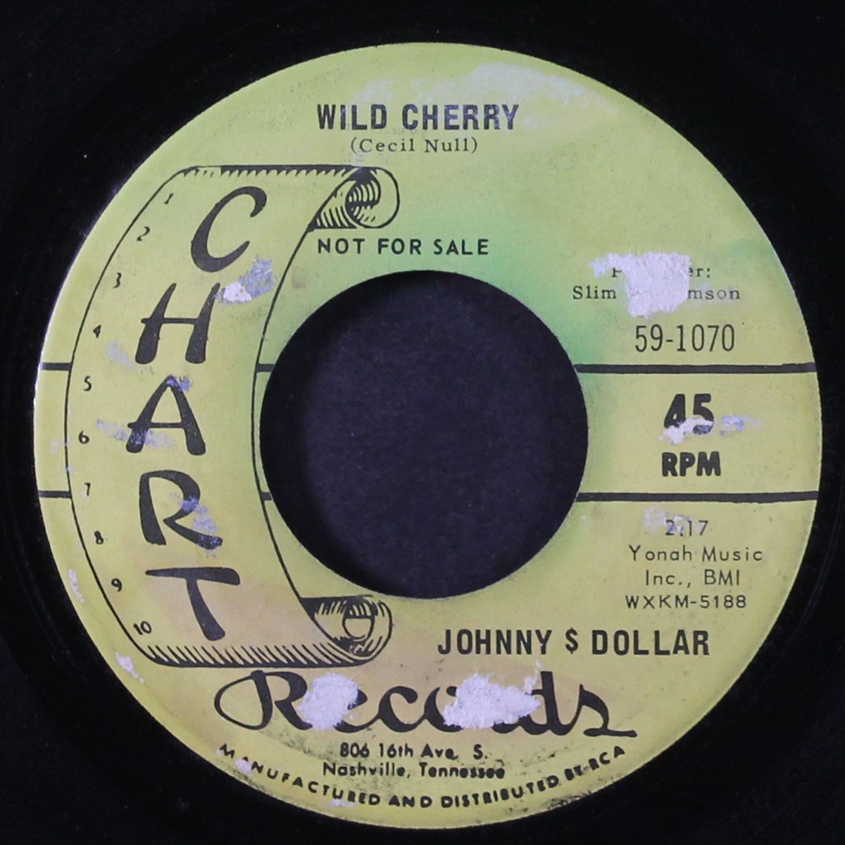 wild cherry / big wheels sing for me by JOHNNY DOLLAR
