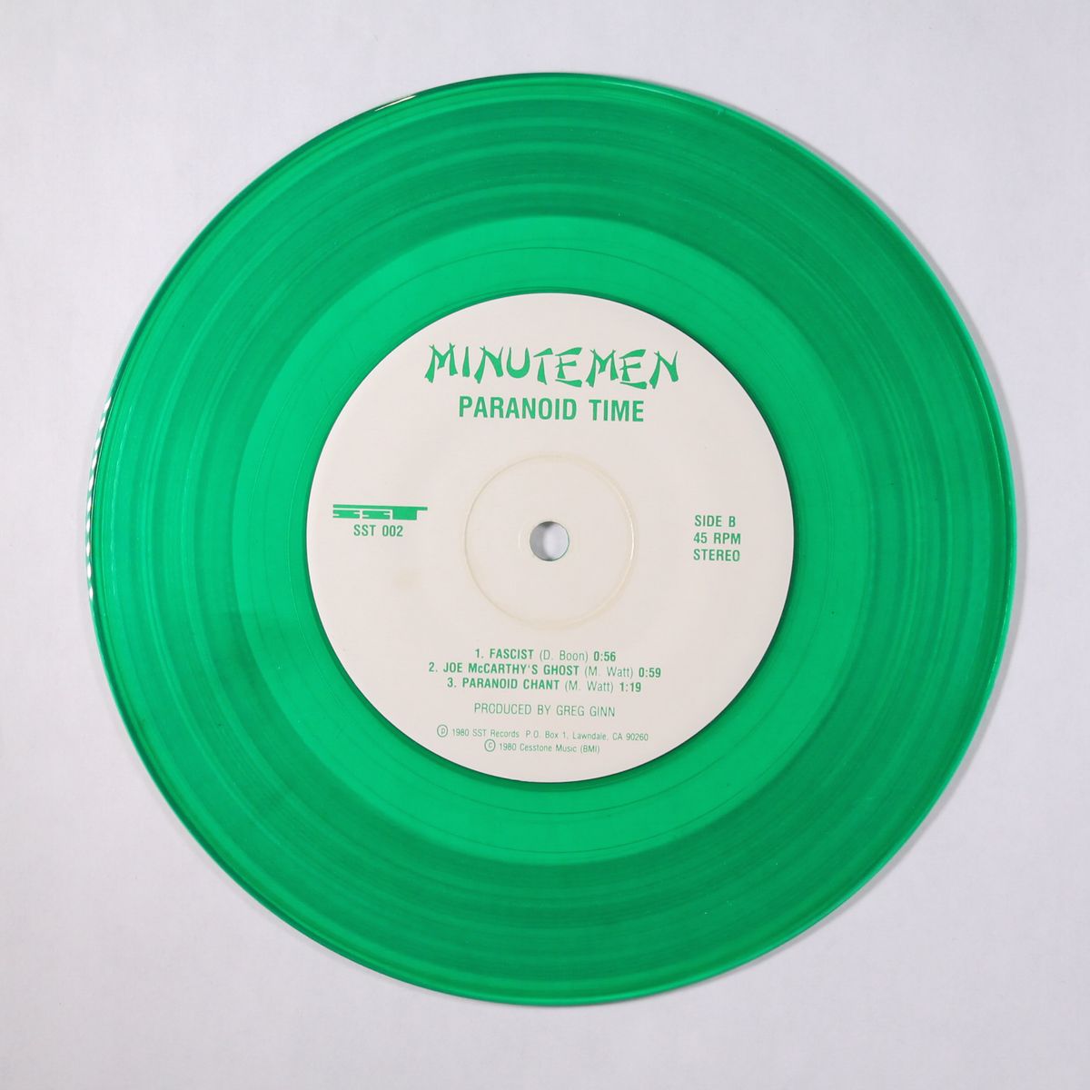 paranoid time by MINUTEMEN