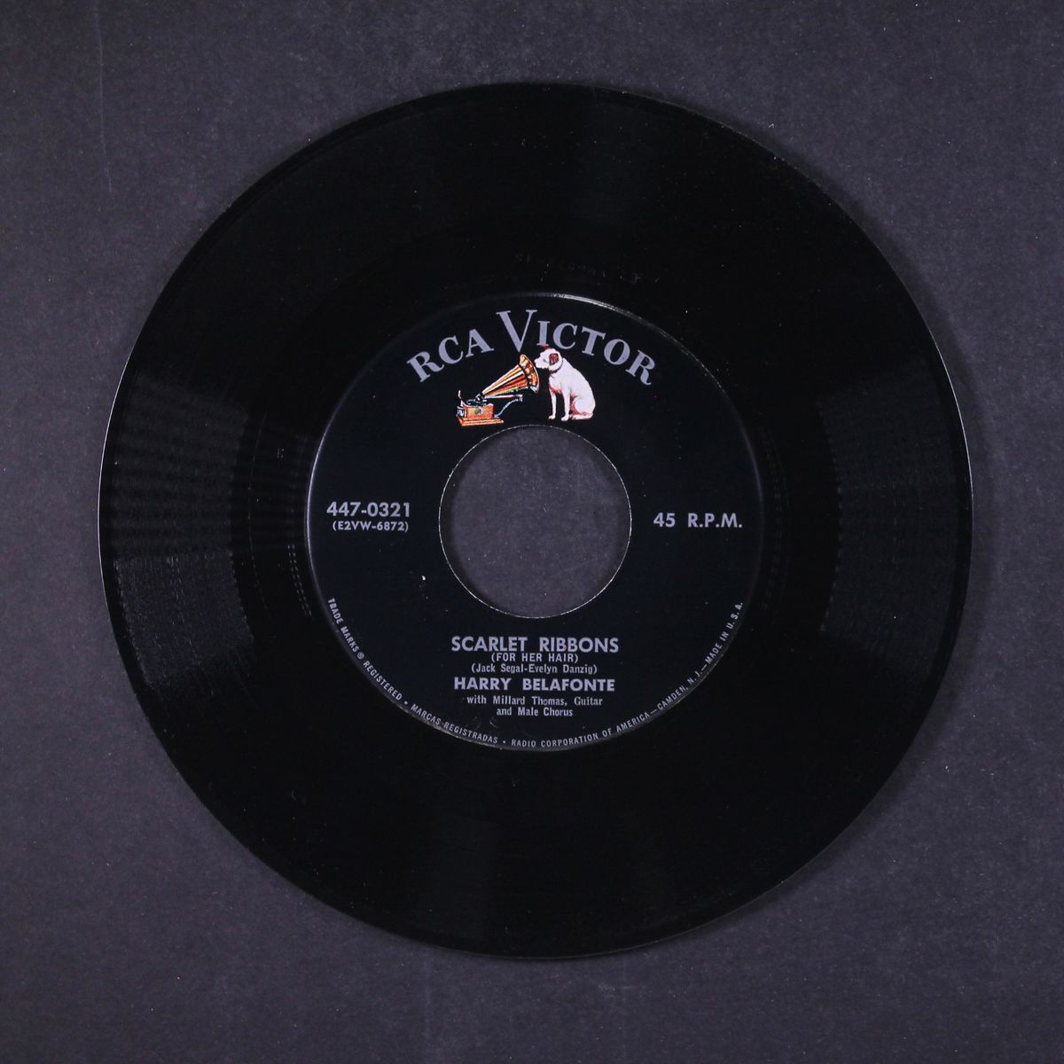 shenandoah / scarlet ribbons by HARRY BELAFONTE