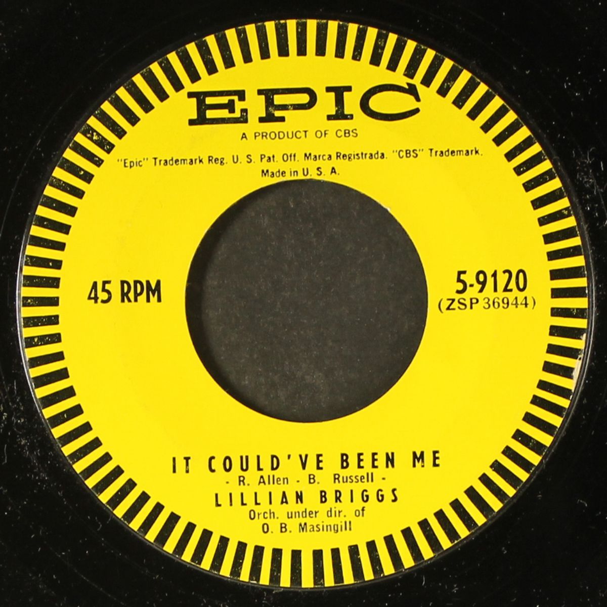it could've been me / give me a band and my baby by LILLIAN BRIGGS