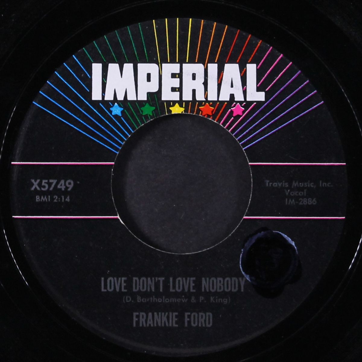 saturday night fish fry / love don't love nobody by FRANKIE FORD