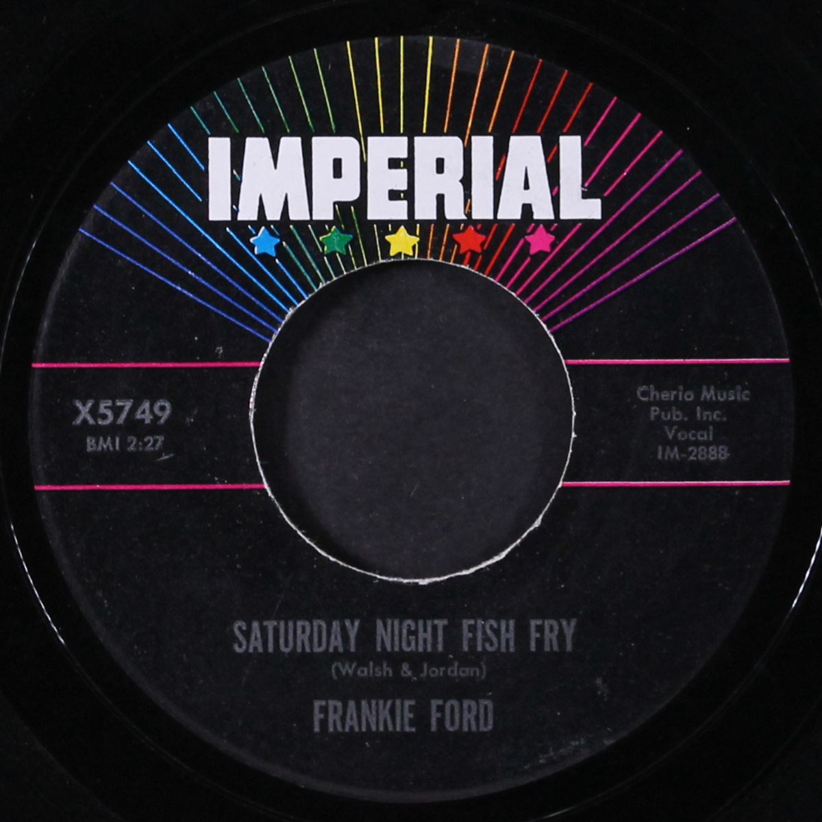saturday night fish fry / love don't love nobody by FRANKIE FORD