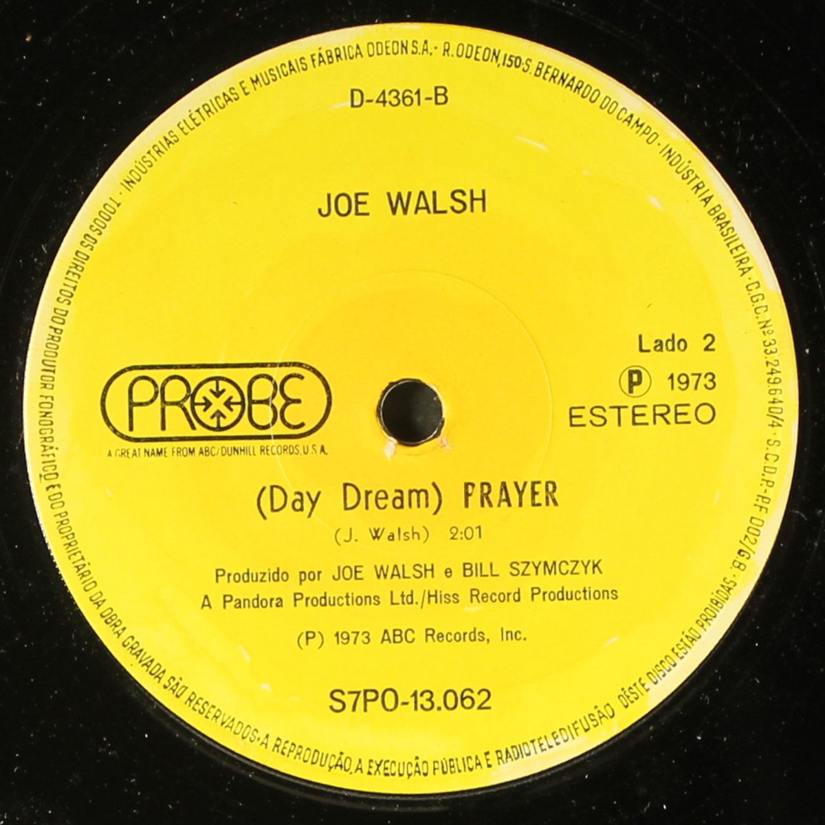 rocky mountain way / (day dream) prayer by JOE WALSH